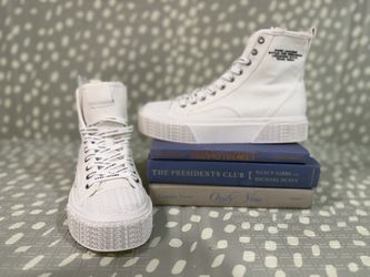 The High Top Sneaker, Marc Jacobs, Shoes, White, 37