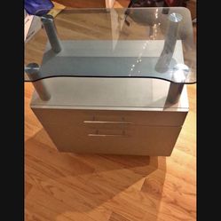 Glass Top File Cabinet And Storage 