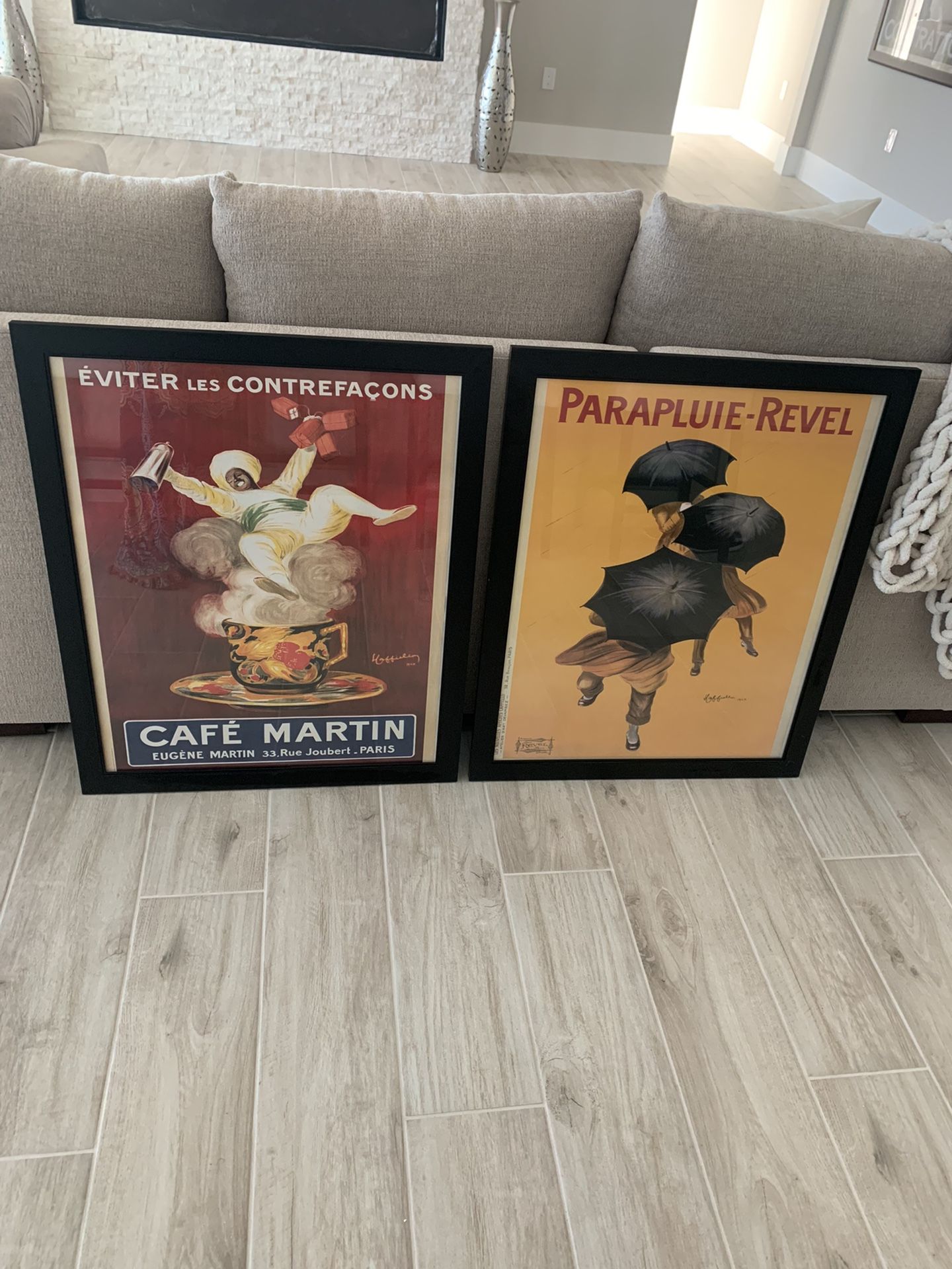 2 Framed Posters