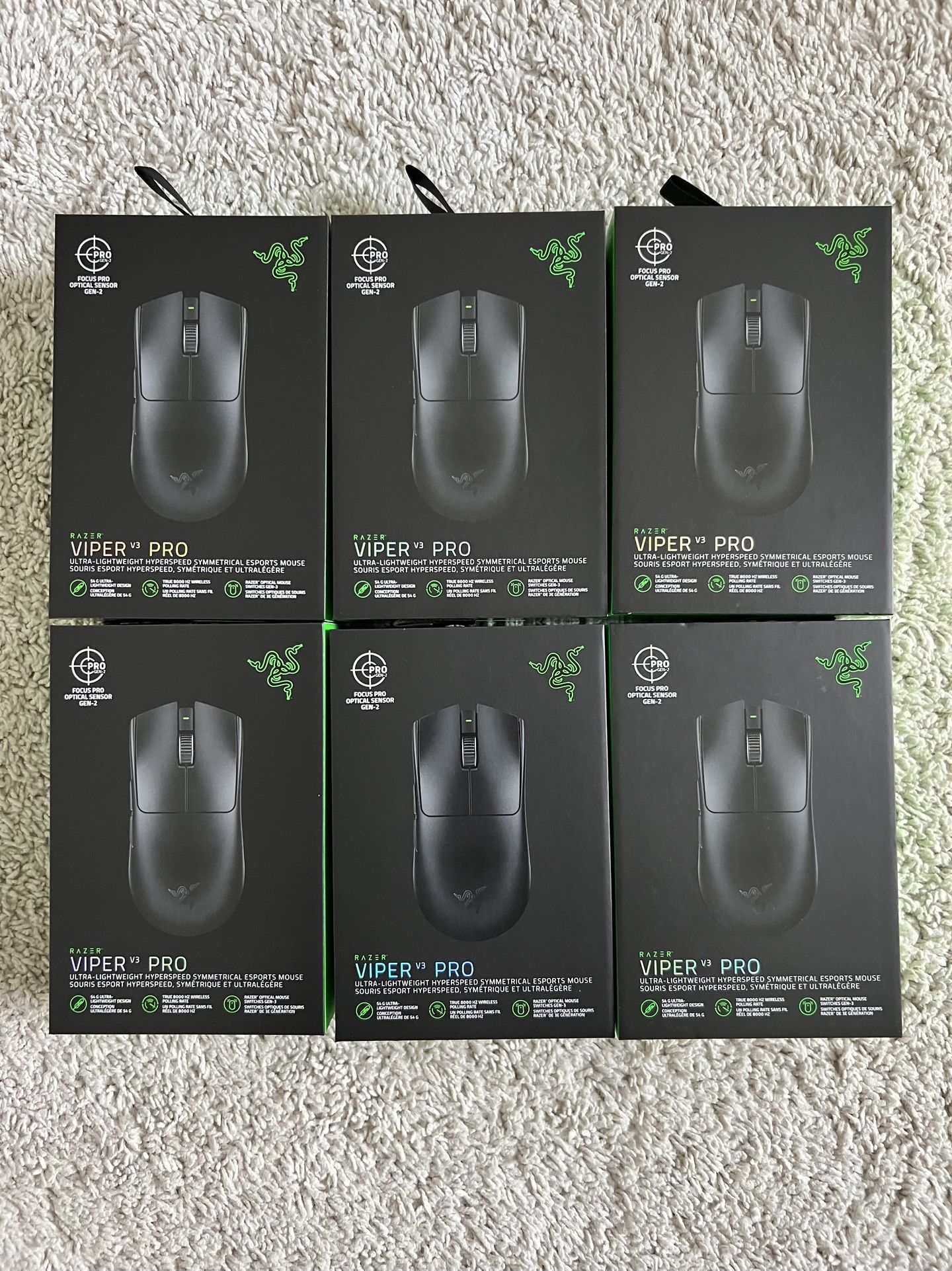 Razer Viper V3 Pro Wireless Esports Gaming Mouse: Black