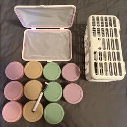 Baby Food Prep Containers And Dishwasher Containers 