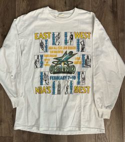 Vintage T-shirt NBA Long Sleeve Large All Star Game 2002 Y2K Kobe Jordan Iverson