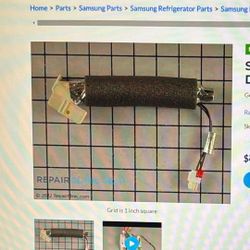 Samsung Refrigerator Drain Hose DA97-19898A