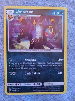 Pokémon Umbreon SM - Lost Thuder
