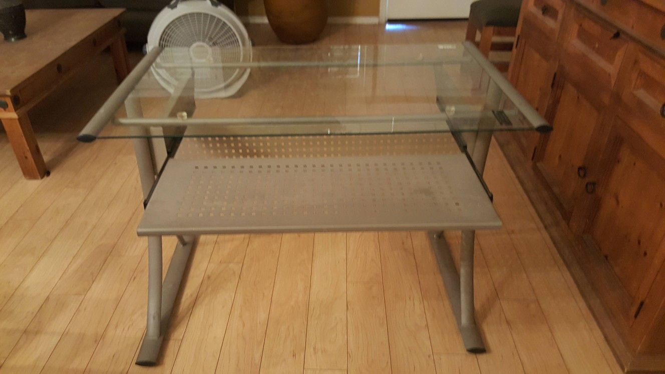 Glass Desk