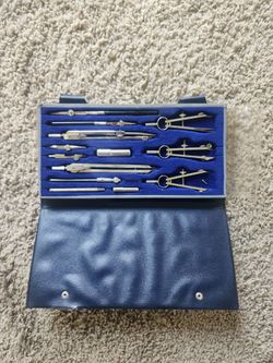 Vintage Sears Drafting Set 12 Piece