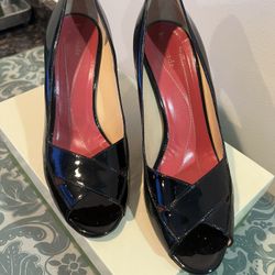 Kate Spade   Black Patent Leather.   Size 9 1/2