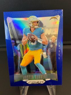 Panini Prizm  Deca Justin Herbert True  Blue Prizm  /149