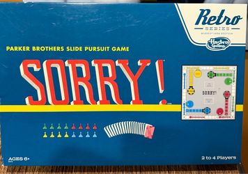 Hasbro Gaming Sorry! Retro Series 1958 Edition Board Game