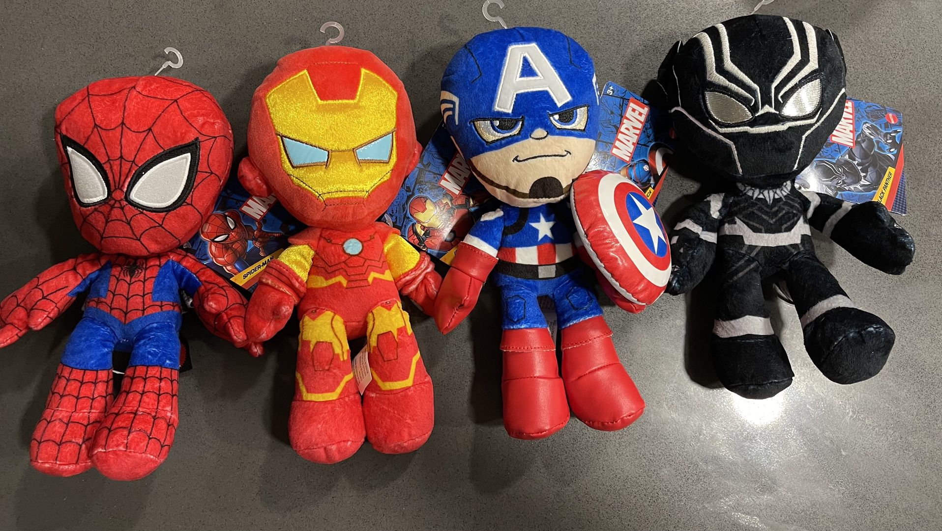 Marvel Plush 8" Bundle of 4 Super Heroes