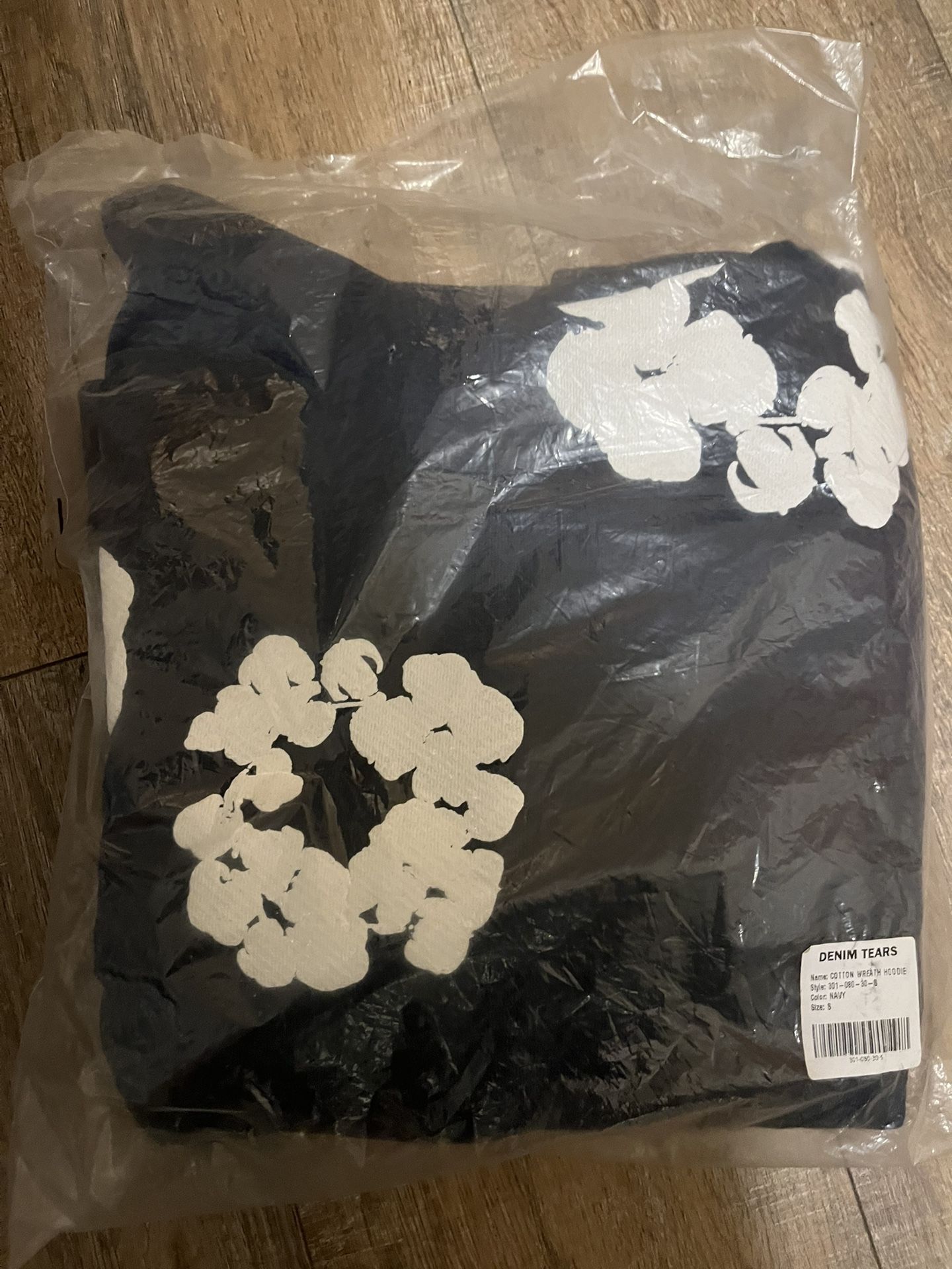 Navy Blue Denim Tears Hoodie