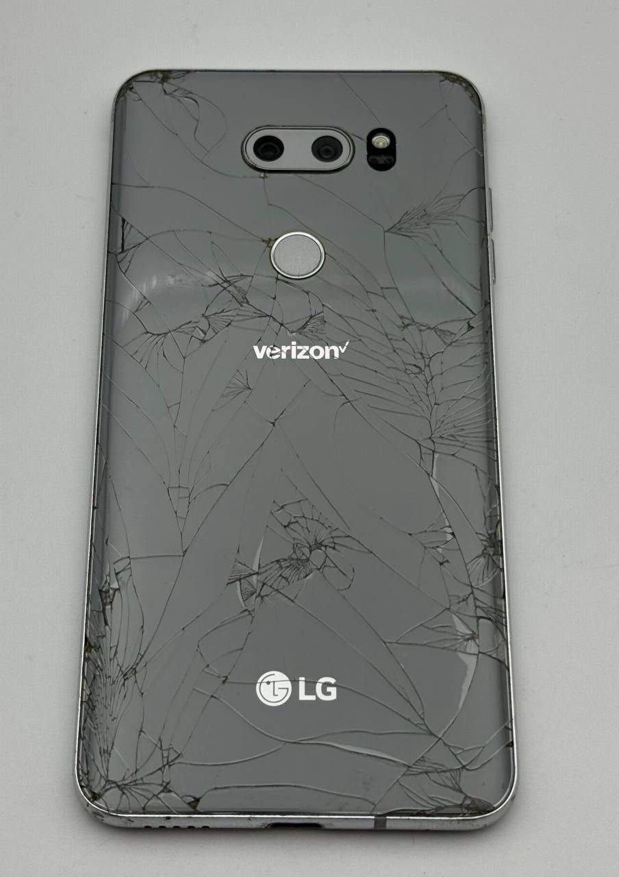 LG V30 ThinQ LG-H932 64GB Silver Verizon Android Smartphone-C.B/Shdw/See Photo