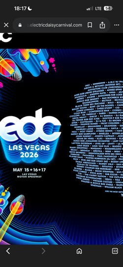 SELLING 2 EDC VIP TICKETS