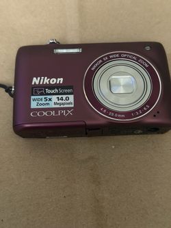 Nikon Coolpix Digital Camera Purple