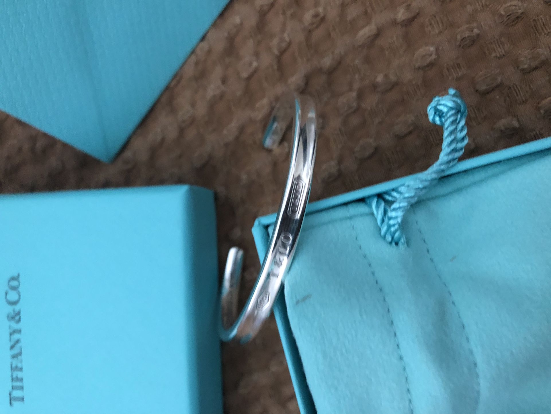 Tiffany & Co Bangle Cuff With RECEIPT! Medium Retails $550 Plus Tax