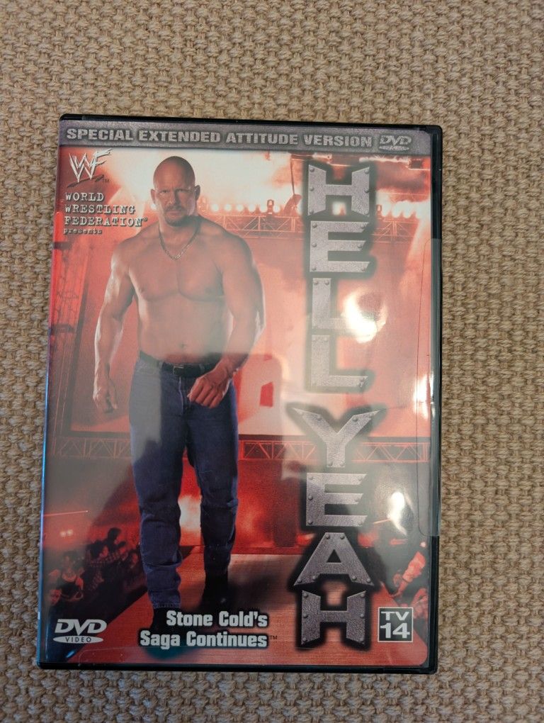 Hell Yeah WWE Stone Cold Steve Austin (DVD, 1999)