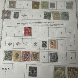 Kenya Uganda And Tanganyika Old Stamp Collection 
