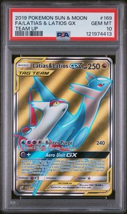 Latias & Latios GX PSA 10 Pokémon Card
