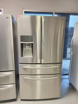 Samsung 4‑Door French Door Fridge – Stainless, Ice & Water