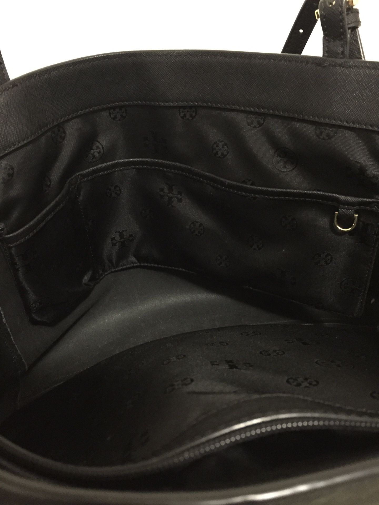 Tory Burch — Large Black, Buckled York Tote DUST BAG INCLUDED