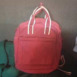 Universal Thread Red Work Backpack 