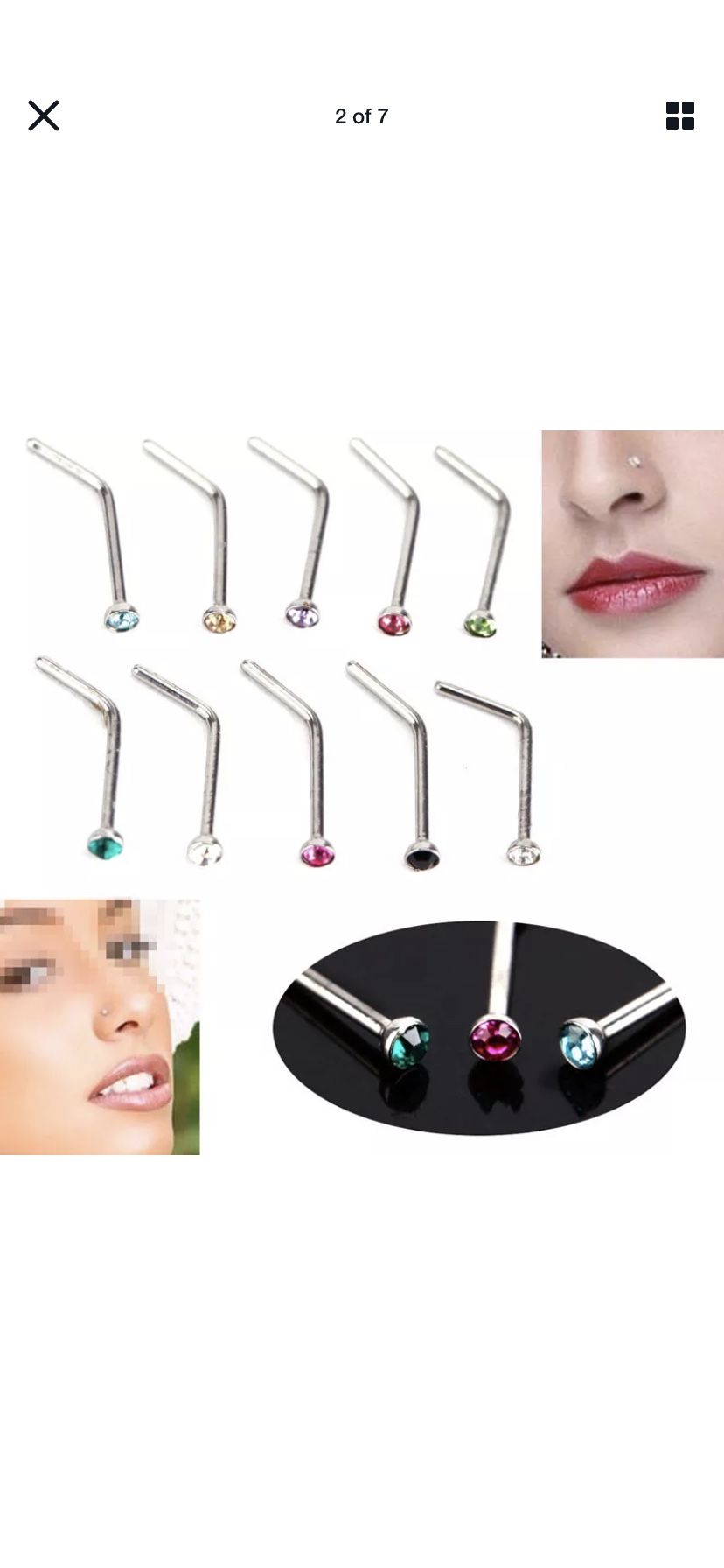 Nose pins