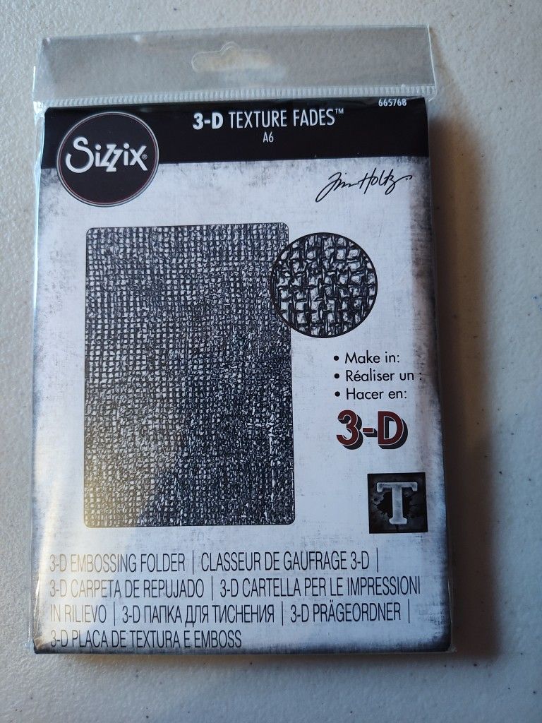Sizzix Tim Holtz 3D Texture Fade - Woven