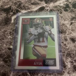 Aiyuk Silver Rookie With Case 