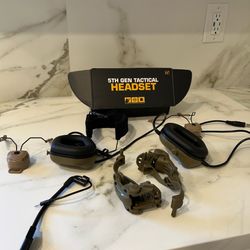 5th Gen Tactical Headset, READ DESCRIPTION