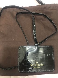 ID badge/ lanyard- Kate Spade $10