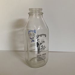 Broguiere’s 96 Years of Excellence Milk Bottle