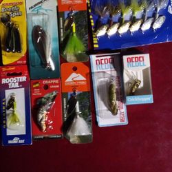 9 Different Fishing Lures 