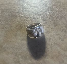 Keepsake 925 Sterling Silver Eagle Ring Sz 7.5