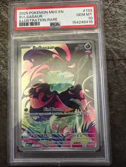 PSA 10 Bulbasaur Meg En Illustration rare