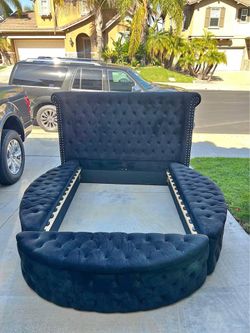 Black Color king and Queen Bed frame