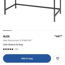 Desk- Alex Ikea Desk