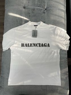 Balenciaga Logo Cream Shirt