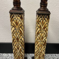 Pillar Candle Holders (2) 