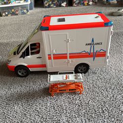 Bruder Toy Mercedes Benz Ambulance With Driver 