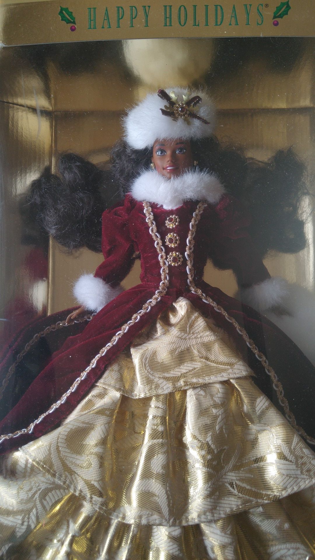 Happy Holidays Barbie doll
