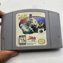 Clay Fighter 63 1/3 Game Cartridge Only Tested (Nintendo 64, N64, 1997)