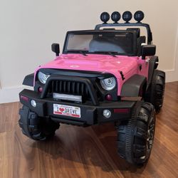 Kids Pink Jeep