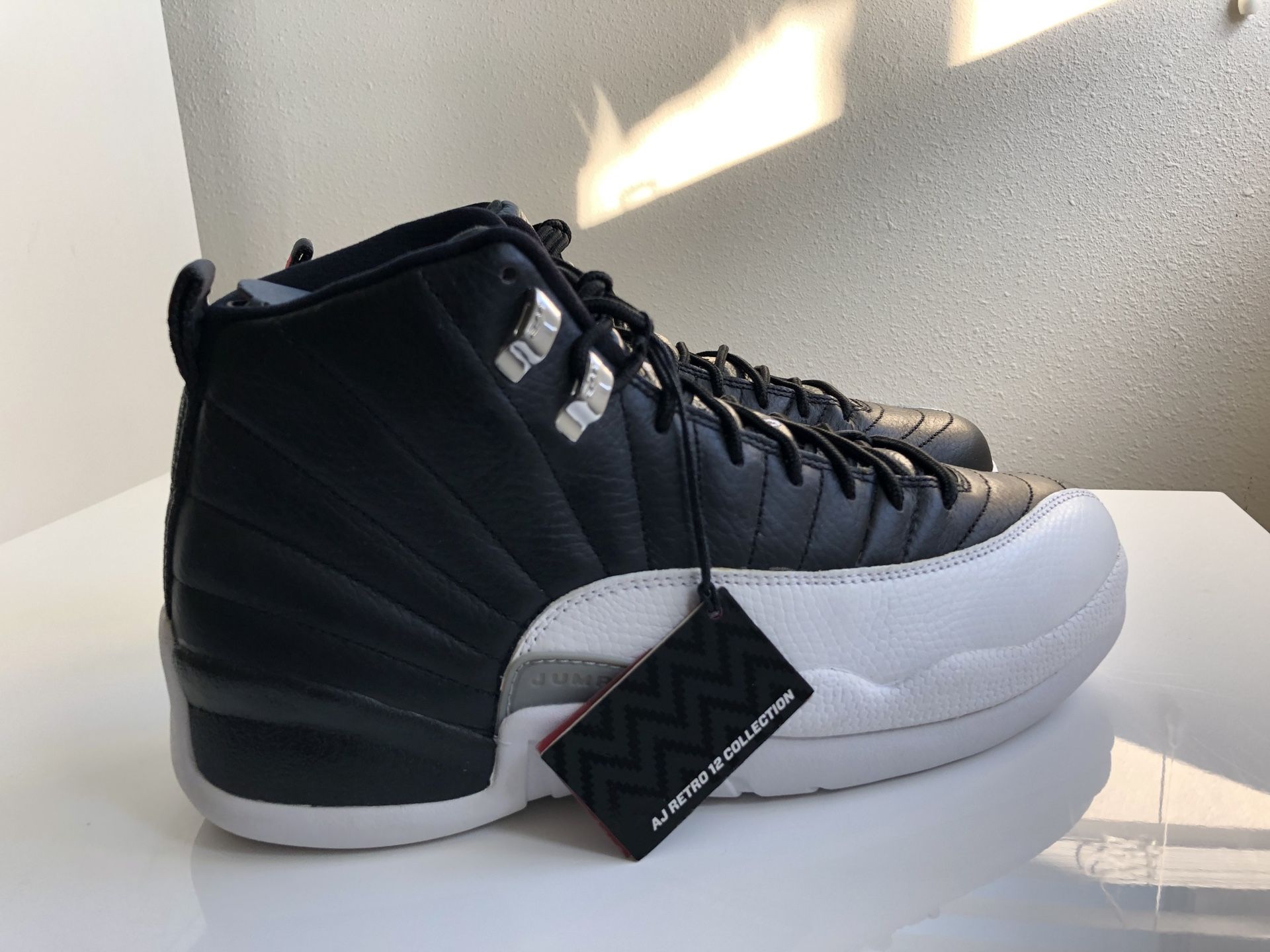 Air Jordan 12 Playoffs 2012 Retro Size Black Varsity Red White