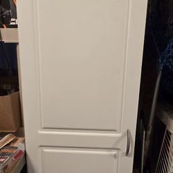 White Storage Cabinet 