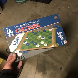 LA Dodgers Checkers 