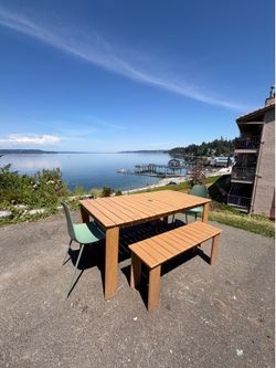 WEST ELM OUTDOOR DINING SET