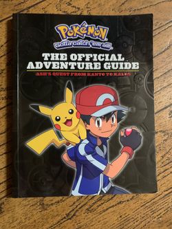 Pokémon Official Adventure Guide Ash's Quest Kanto to Kalos Book