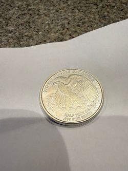 Silver gold bullion half ounce