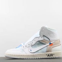 Jordan 1 High Off White White 5