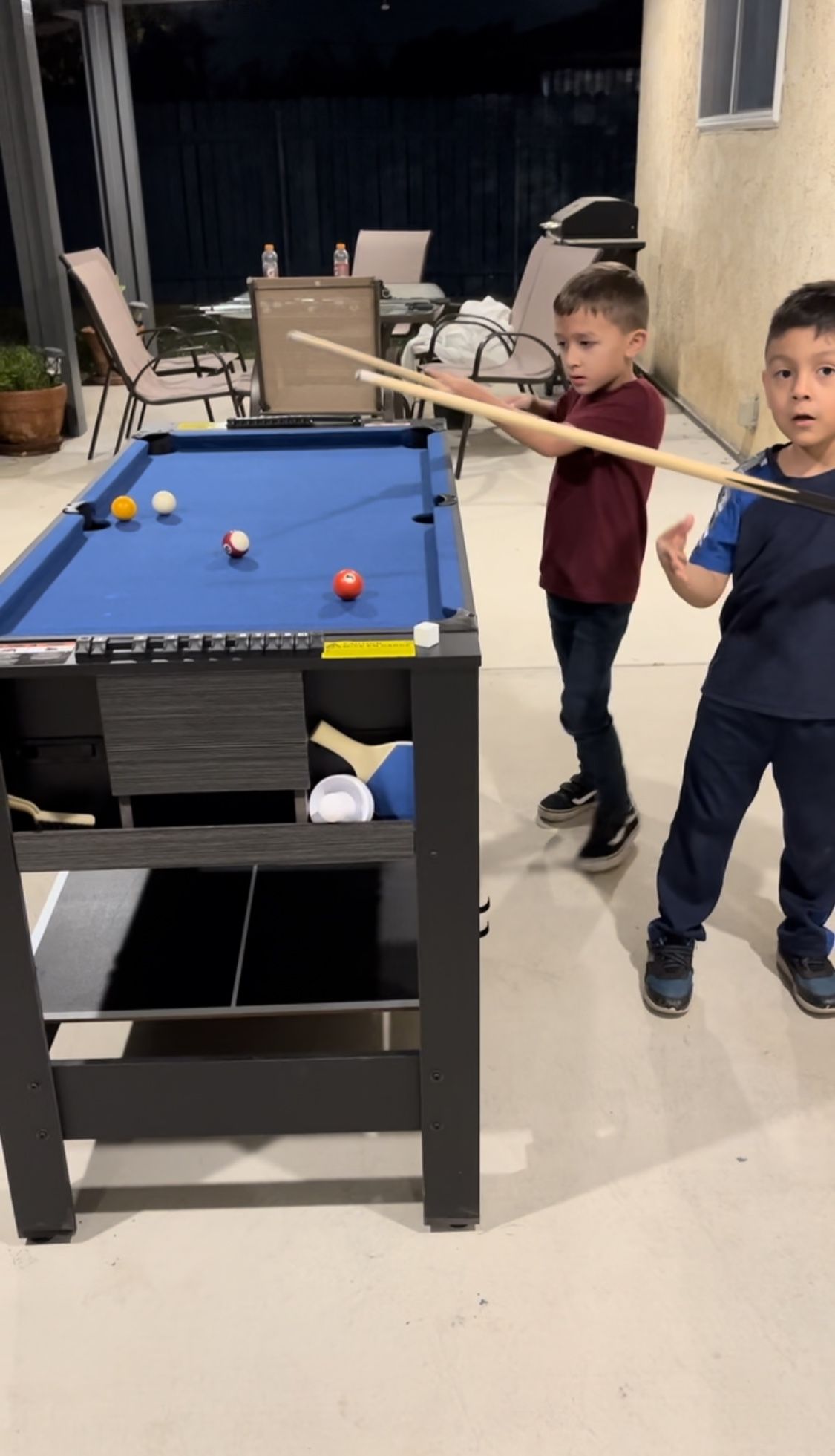 Atomic 54” 4 in 1 Multi Game swivel Table